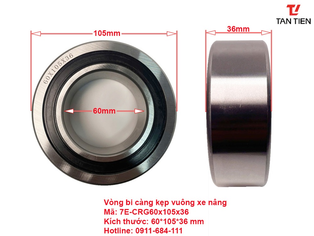 Bi Càng Kẹp Xe Nâng 7E-CRG60x105x36